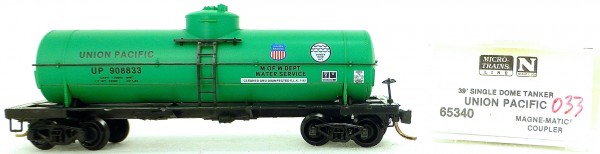 Micro Trains Line 65340 UP 908833 39&#039; Single Dome Tank Car 1:160 OVP #i033 å