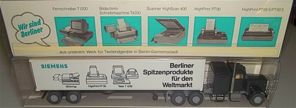 Siemens Werbemodell Berliner Spitzenprodukte für den Weltmarkt WIKING 1:87 å