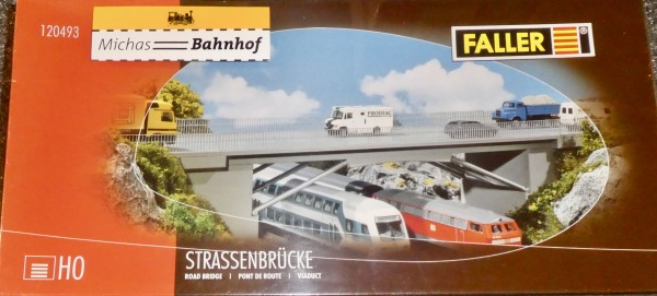 Strassenbrücke Faller 120493 H0 1:87 Bausatz ungebaut OVP NEU #LH4 å
