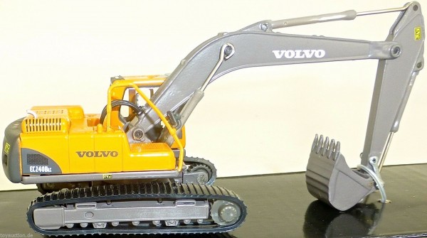 Excavator Volvo EC240B LC Raupenbagger Metall beweglich 1:87 H0 NEU OVP