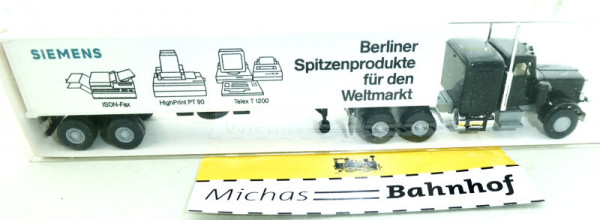 Wiking Siemens Peterbilt Berliner Spitzenprodukte LKW Werbemodell H0 1:87 HS3 å