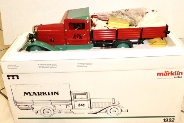 Märklin 1992 LKW Lieferwagen mit Pritsche Plane Blech LKW OVP KH1 å
