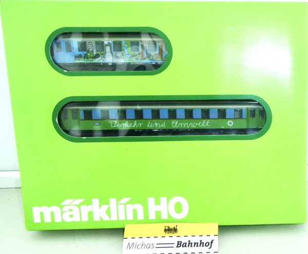 Märklin 4190 Öko Umwelt Zug Verkehr und 3-tlg Personenwagen H0 1:87 OVP Hi2 å
