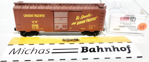 Union Pacific UP 192920 40´ Boxcar Micro Trains Line 20620 N 1:160 OVP ∆51 å