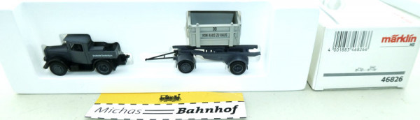 Märklin 46826 Kaeble Zugmaschine mit Anhänger H0 1:87 OVP LD1 å