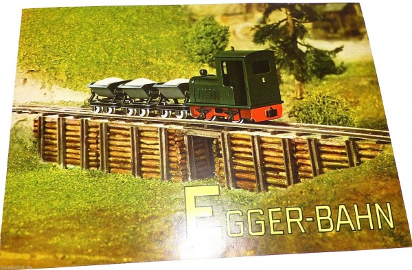 Egger Bahn Katalog / Neuheitenblatt å