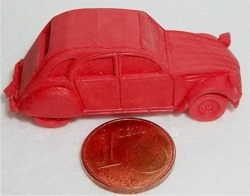 Ente 2CV ROT Citroen Radiergummi Kinder Geburtstag å *