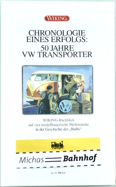 Wiking Chronologie eines Erfolgs: 50 Jahre VW Transporter H0 1:87 OVP GB4 å