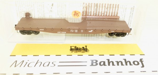 MICRO TRAINS 45130 CONRAIL 715528 50&#039; Flatcar Fishbelly Side N 1:160 #115L å