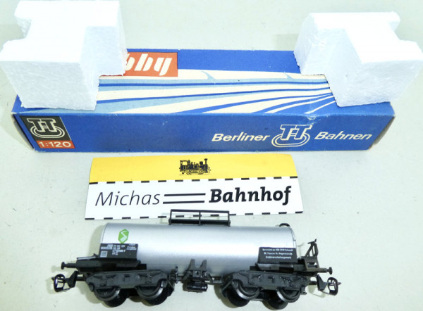 EVW Schwedt Kesselwagen BTTB Berliner TT Bahnen DDR 1:120 #B HN2 å