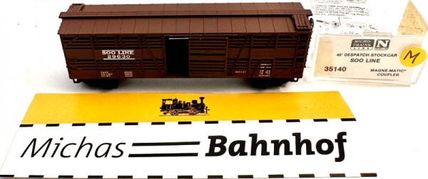 Micro Trains Line 35140 40' Despatch Stock Car Soo LINE 29630 N 1:160 ¥M å