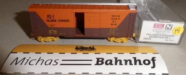 Pullman Standard Exhibition PSX1 40´ St Boxcar Micro Trains Line 20626 N 1:160 Ä49 å
