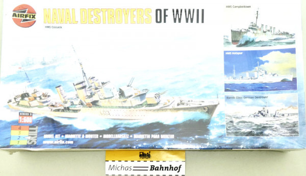 Airfix 05204 NAVAL DESTROVERS OF WWII Bausatz ungebaut 1:600 OVP HT0 å