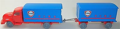 FINA Magirus Rundhauber Hängerzug IMU H0 1:87 #60 å