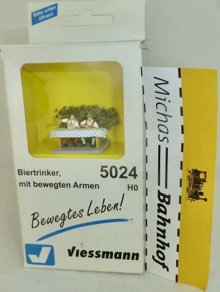 Biertrinker mit bewegten Armen Viessmann 5024 H0 1:87 OVP LJ2 å