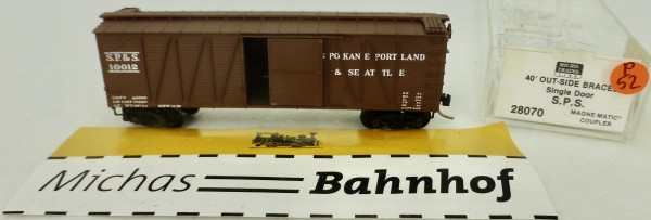 S.P.S. 40&#039; Outside Braced Box Car 10012 Micro Trains Line 28070 1:160 P52 å