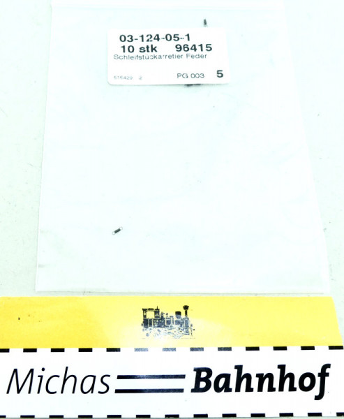 Roco 96415 Schleifstüskarretier Feder 1:87 HH2 µ