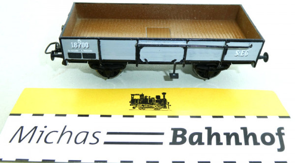 Niederbord-Güterwagen SWEG eine Kupplungsfeder fehlt H0 1:87 #F HF5 å