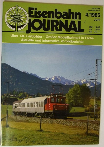 Eisenbahn Journal 4/1985 Juni, Erinnerungen an die Baureihe 95