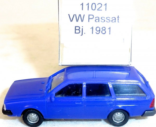 VW Passat Bj 1981 blau IMU/EUROMODELL 11021 H0 1:87 OVP #HO1å