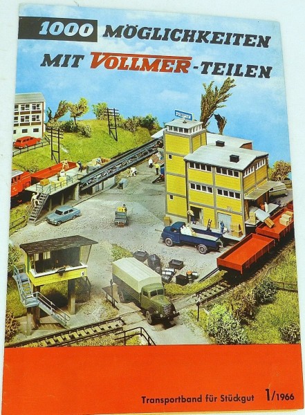 Transportband für Stückgut Vollmer 1000 Möglichkeiten mit Teilen 1/1966 å *