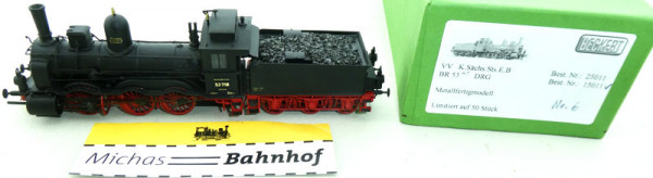 Beckert 15011 BR 53 6-7 ex. sächsische VV Dampflok Kleinserie H0 1:87 OVP HS4 å