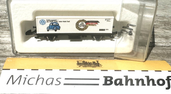Märklin VW Käfer 100 J Auto Container mini club Werbemodell Spur Z 1:220 #48LG4å