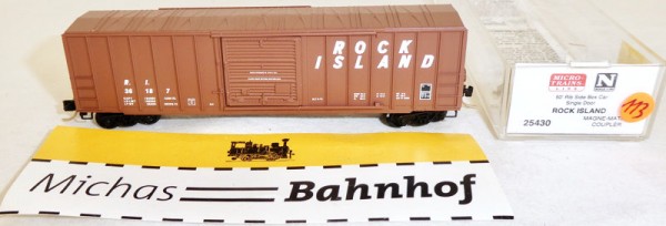 R.I. 36187 50&#039; Rib Box Car Single Door Micro Trains Line 25430 N 1:160 J113 å