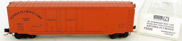 Micro Trains Line 75020 Astoria Plywood USLX 10067 50´ Box Car 1:160 OVP #E å *