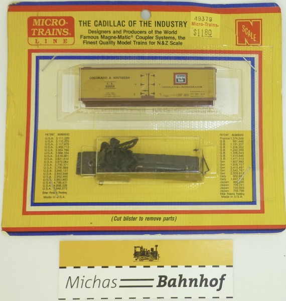 BLISTER KIT Colorado &amp; Southern C.X.50050 Güterwagen Bausatz Micro 49379 N 1:160 HC6