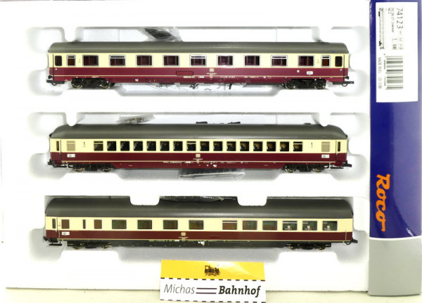 Roco 74123 TEE 26/27 Erasmus DB 3-tlg Ep3 ZugSet 1:87 H0 OVP Lj2 å
