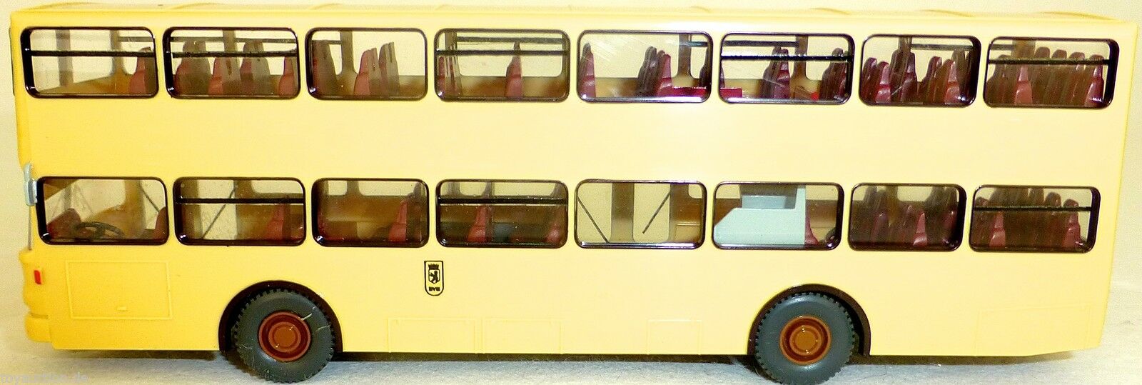 LADA Automobile BVG Doppeldecker MAN SD 200 aus WIKING Bus 1:87 H0 HK4 å 