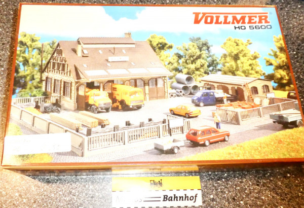 Vollmer 5600 Bauhof ungebaut H0 1:87 OVP HB2 å