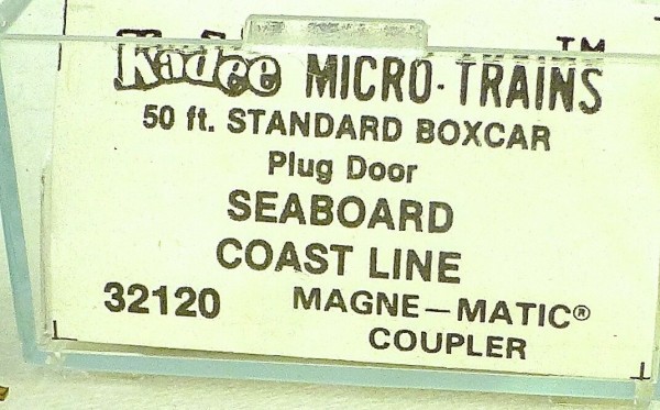 50´ Standard Boxcar SEABOARD COAST LINE Micro Trains Line 32120 N 1:160 C å*