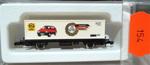 100 J. Automobil Opel Containerwagen Kolls 86502 Märklin 8615 Z 1/220 *154* å