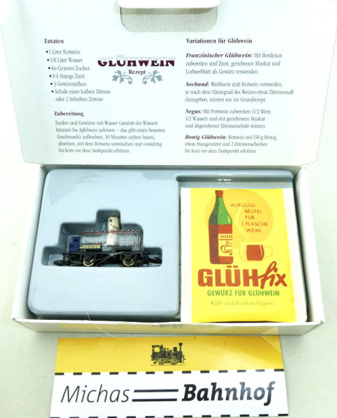 Märklin Glaskessel Weihnachten 2003 mini-club Z 1:220 GD4 å