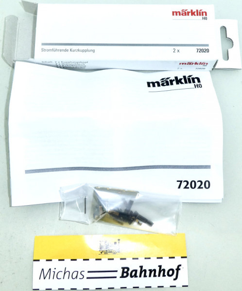 Märklin 8x 72020 Stromführende Kurzkupplung (4 Sets) OVP 1:87 HU5 å