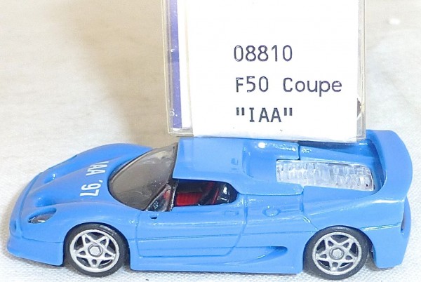 F50 Ferrari Coupé IAA hellblau IMU EUROMODELL 08810 H0 1:87 OVP #LL1 å