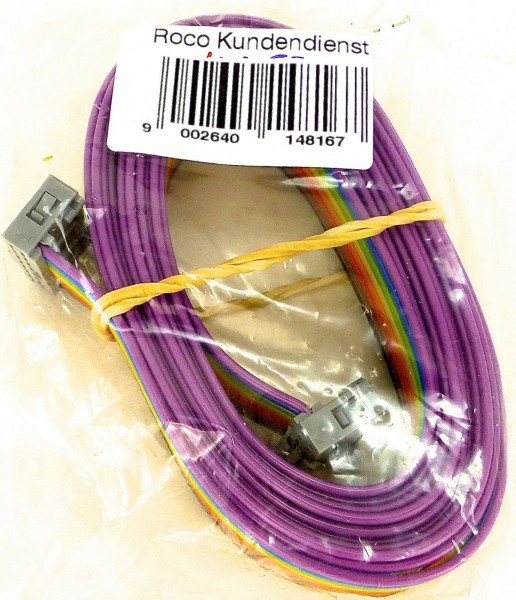 8 poliges Kabel 2 Stecker 114816 für Drehscheibe Roco 42615 H0 1:87 NEU LD4 µ