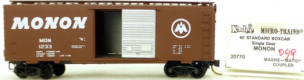 Micro Trains Line 20770 MONON 1233 40&#039; Standard Boxcar 1:160 OVP #H049 å