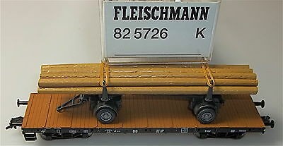 Flachwagen LÄNDLICHE BAHNFRACHT DB Ssk WIKING Fleischmann 82 5726 H0 1:87 LB4µ *