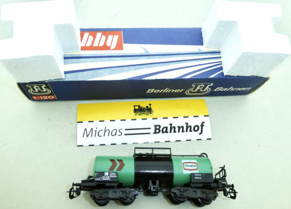 Texaco Kesselwagen BTTB Berliner TT Bahnen DDR 1:120 #D HN2 å