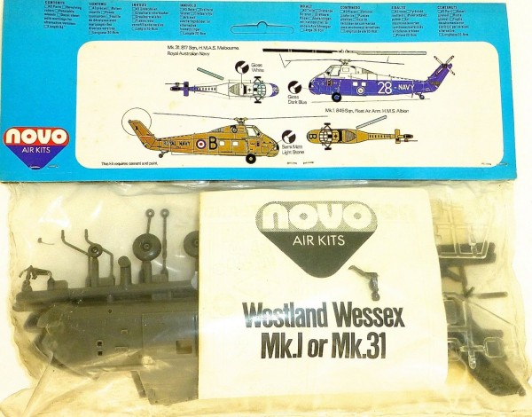 Westland Wessex Mk.I 31 Anti Submarine Helicopter F247 Novo 78025 1:72 OVP å *