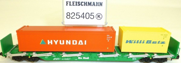 Rungenwagen Rnos 4725 On Rail GmbH EpV Fleischmann 825405 N 1:160 HS2 µ *