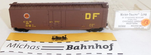 Chicago Great Western CGW 307 50´ Boxcar Micro Trains Line 32300 N 1:160 Ω13 å