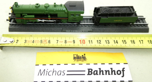 Bayer. S 3/6 Baureihe 18.4-5 Dampflok N 1:160 Standmodell Atlas GD4 µ