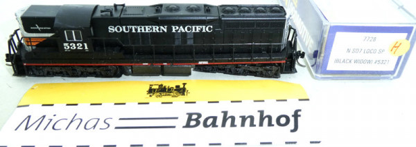 Life Like 7728 N SD7 LOCO SP (BLACK WIDOW) #5321 N 1:160 OVP #H HR4 å