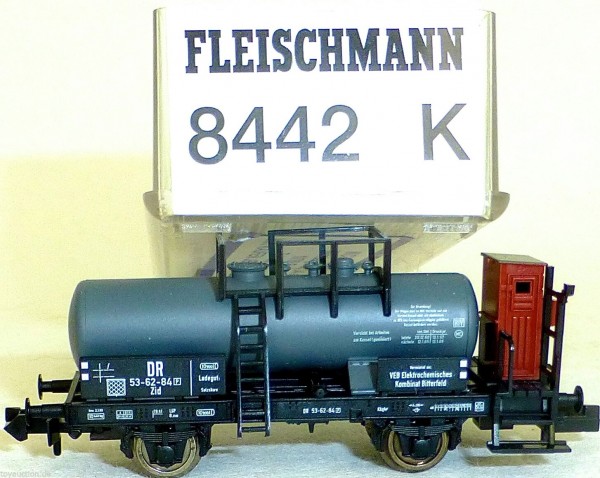 Kesselwagen DR Fleischmann 8442 NEU OVP N 1:160 HR3 µ