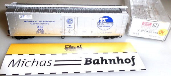 Klondike Bar 51’ Rivet Side Reefer Micro Trains Line 69170 1:160 OVP R04 å
