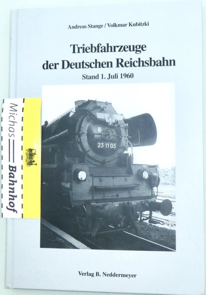 Triebfahrzeuge der Deutschen Reichsbahn 1.7.1960 Stange Kubitzki Buch LA3 å